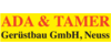 Logo von ADA & TAMER Gerüstbau GmbH