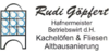 Logo von Rudi Göpfert Kachelöfen, Fliesen & Altbausanierung