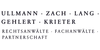 Logo von ULLMANN, ZACH, LANG, GEHLERT, KRIETER Rechtsanwälte Fachanwälte Partnerschaft