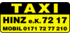 Logo von Taxi Hinz e.K.