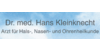 Logo von Kleinknecht Hans Dr.med. HNO