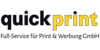 Logo von quickprint Full-Service für Print & Werbung GmbH