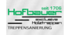 Logo von Hofbauer Treppenbau und -sanierungen