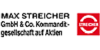 Logo von STREICHER MAX GmbH & Co. Kommanditgesellschaft auf Aktien