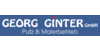 Logo von Georg Ginter GmbH Putz- und Malerbetrieb