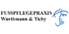 Logo von Fußpflegepraxis Wurthmann &Tichy Podologische Praxis