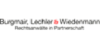 Logo von Burgmair, Lechler & Wiedemann RAe in Partnerschaft