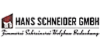 Logo von Schneider Hans GmbH