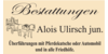 Logo von Ulirsch Alois und Sonja Bestattungen
