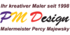 Logo von PM Design Malermeister Percy Majewsky