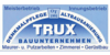 Logo von Bauunternehmen Trux e. Kfm.