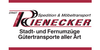 Logo von RIENECKER Inh. Daniel Gloza "Ihr Partner für Umzüge"