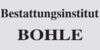 Logo von Bohle Bestattungsinstitut