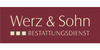 Logo von Werz & Sohn e.K. Bestattungsdienst